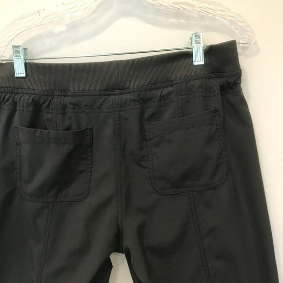 Tek Gear Cropped Sweatpants Charcoal Gray Elastic With Pockets Drawstring Active - Picture 6 of 14